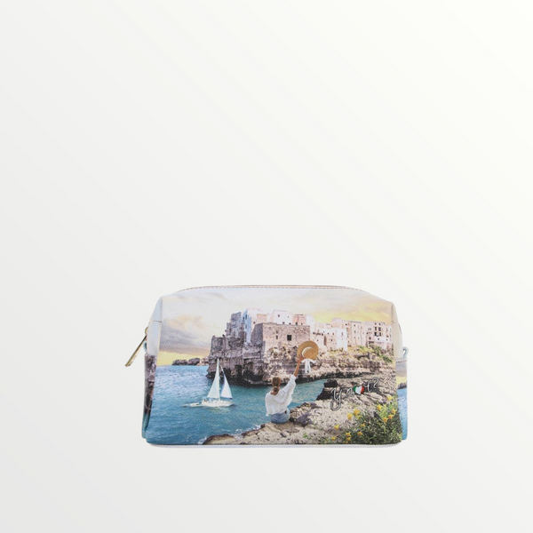 YNOT MILANO Beauty Case Yes Bag Stampa Città Polignano Coast