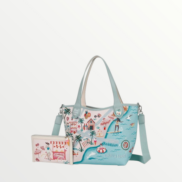 VENDULA LONDON Vendula Sands Reversible Tote and Pouch