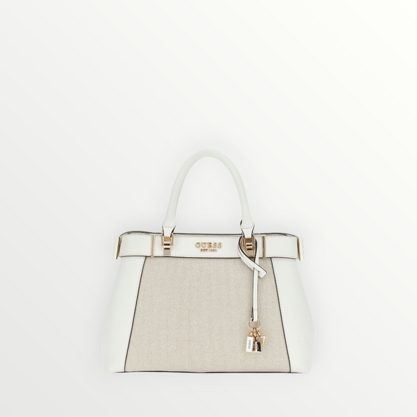 GUESS Borsa a Mano Anadela Natural/Off White
