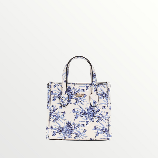 GUESS Borsa a Mano Donna Mini Silvana Floral