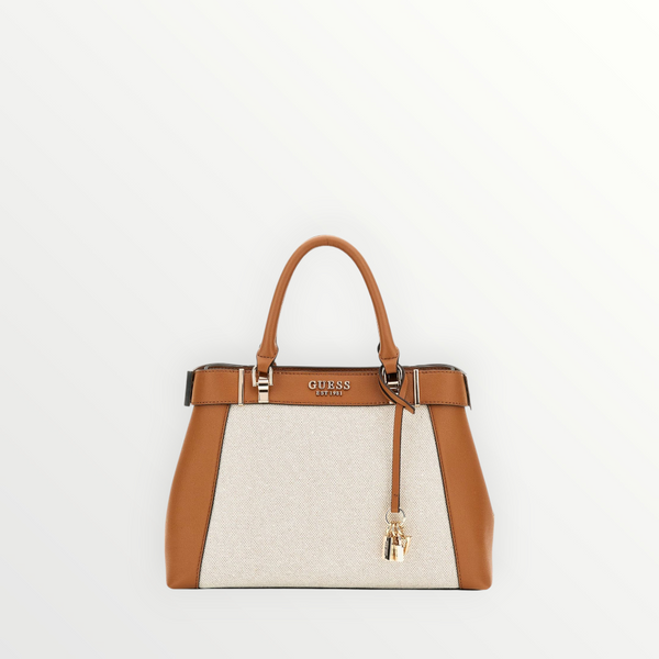 GUESS Borsa a Mano Anadela Natural/Cognac